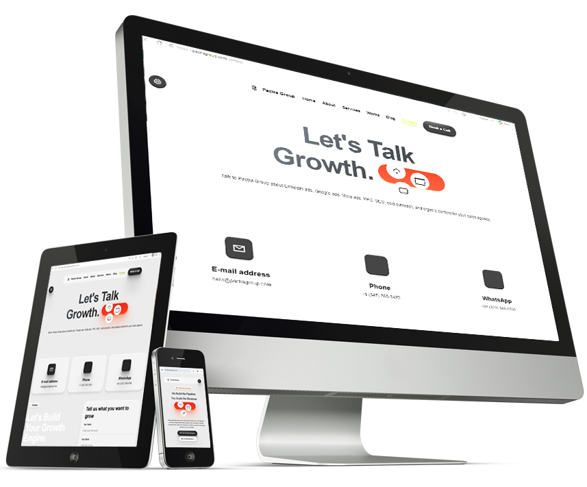 Pactra Group branding, website and SEO case study by Bizmatech